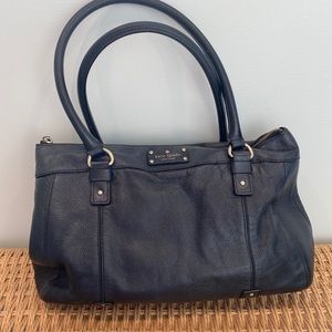 Kate Spade Black Pebbled Leather Purse